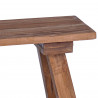 ławka Naturalny 50,5 x 25 x 47,5 cm Lite drewno mahoniowe