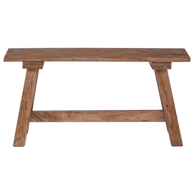 ławka Naturalny 92 x 23,5 x 45,5 cm Lite drewno mahoniowe