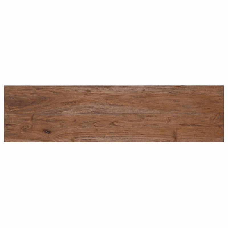 ławka Naturalny 92 x 23,5 x 45,5 cm Lite drewno mahoniowe