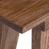ławka Naturalny 92 x 23,5 x 45,5 cm Lite drewno mahoniowe