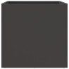 Donice, 2 szt., czarne, 32x30x29 cm, stal