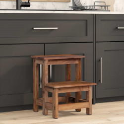 Halka Naturalny 37 x 37 x 46 cm Drewno mahoniowe