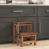 Halka Naturalny 37 x 37 x 46 cm Drewno mahoniowe