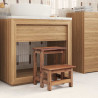 Halka Naturalny 37 x 37 x 46 cm Drewno mahoniowe