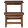 Halka Naturalny 37 x 37 x 46 cm Drewno mahoniowe