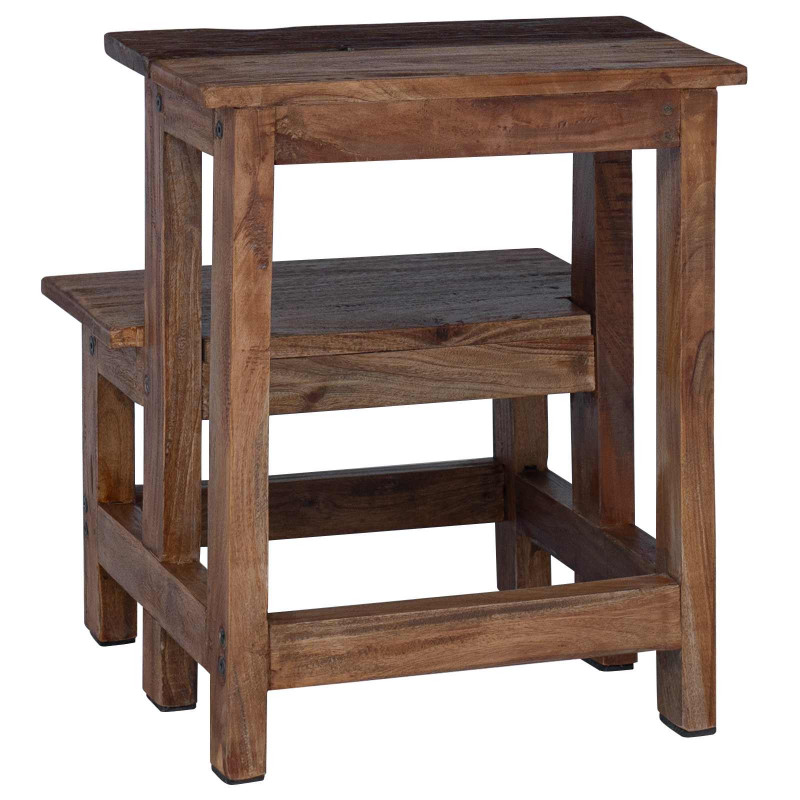 Halka Naturalny 37 x 37 x 46 cm Drewno mahoniowe