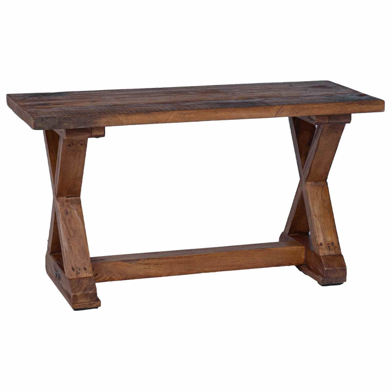 ławka Naturalny 85 x 35 x 47 cm Lite drewno z odzysku