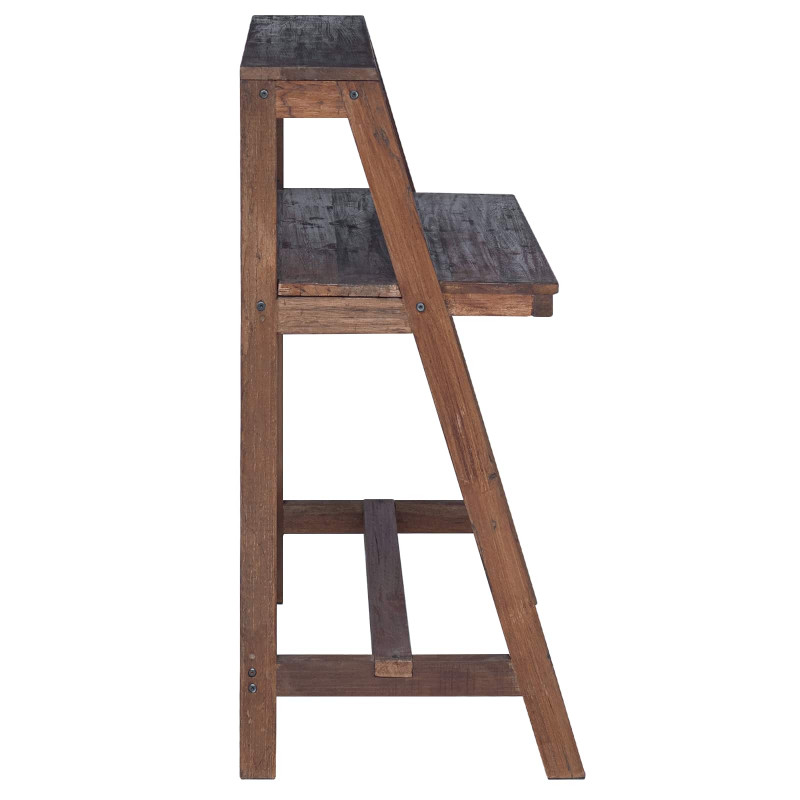 Biurko Brązowy 90 x 50 x 103 cm Lite Drewno Recyklingowe