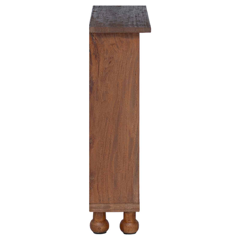 Półki z półką Brązowy 47 x 16 x 55 cm Lite drewno mahoniowe