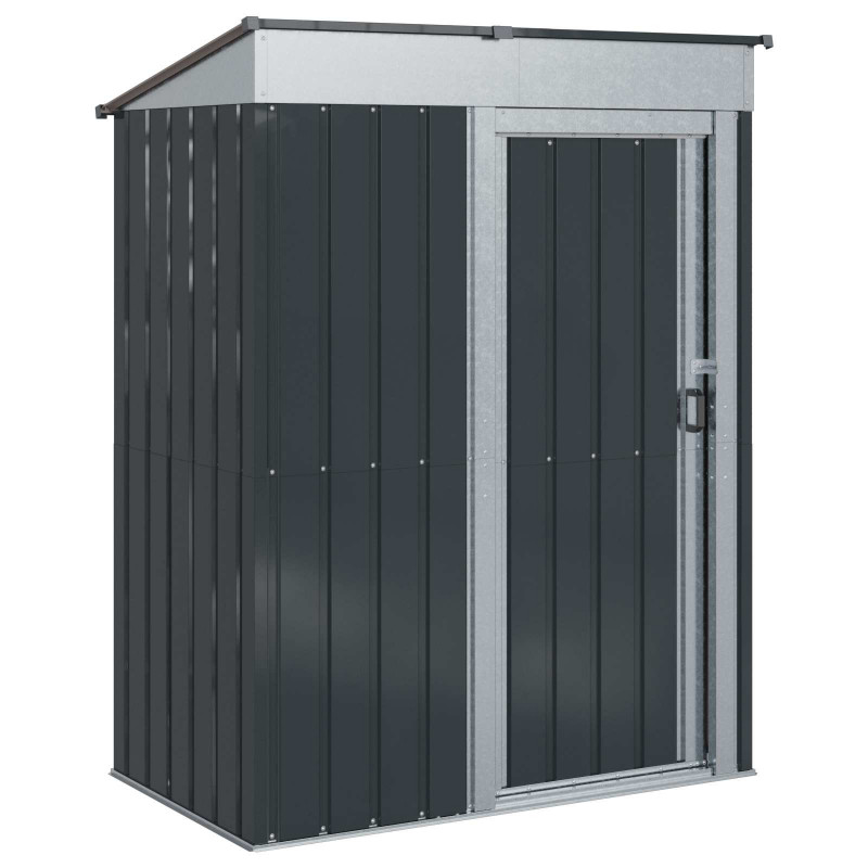 Schowki ogrodowe Antracyt 137 x 81 x 180 cm Metal