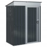 Schowki ogrodowe Antracyt 137 x 81 x 180 cm Metal