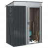 Schowki ogrodowe Antracyt 137 x 81 x 180 cm Metal