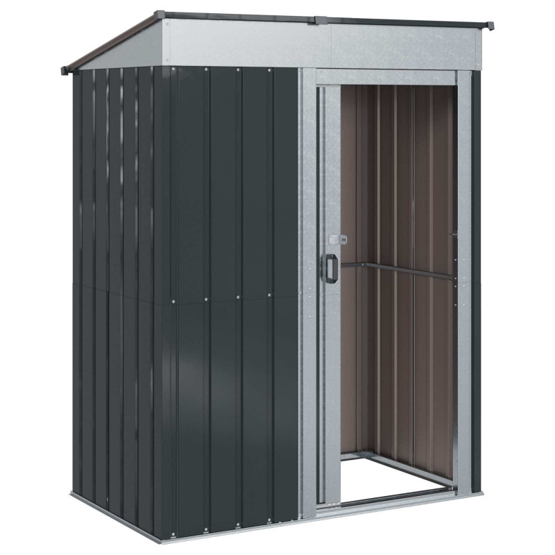 Schowki ogrodowe Antracyt 137 x 81 x 180 cm Metal