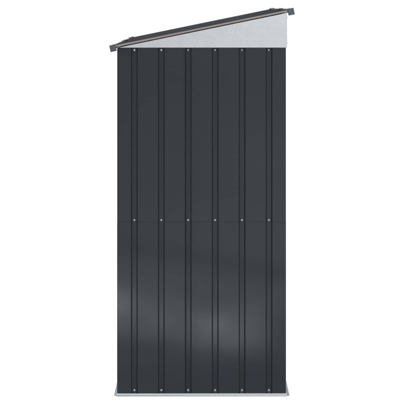 Schowki ogrodowe Antracyt 137 x 81 x 180 cm Metal