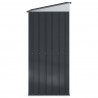 Schowki ogrodowe Antracyt 137 x 81 x 180 cm Metal
