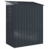 Schowki ogrodowe Antracyt 137 x 81 x 180 cm Metal