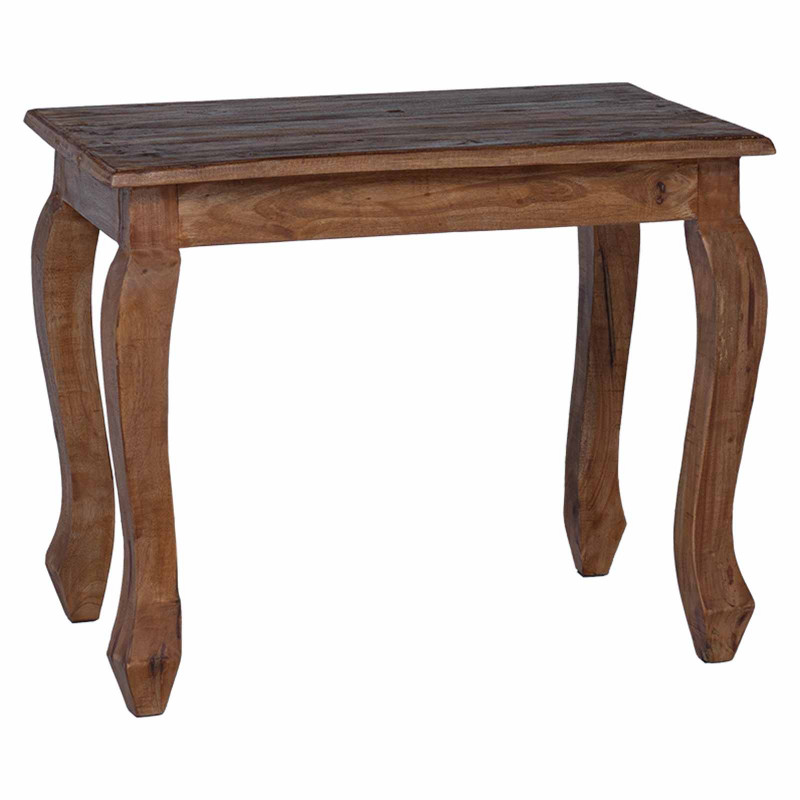 Stolik Nesting 3 pcs Brązowy Lite drewno mahoniowe