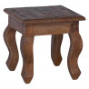 Stolik Nesting 3 pcs Brązowy Lite drewno mahoniowe