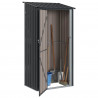 Schowki ogrodowe Antracyt 103 x 74 x 200 cm Metal