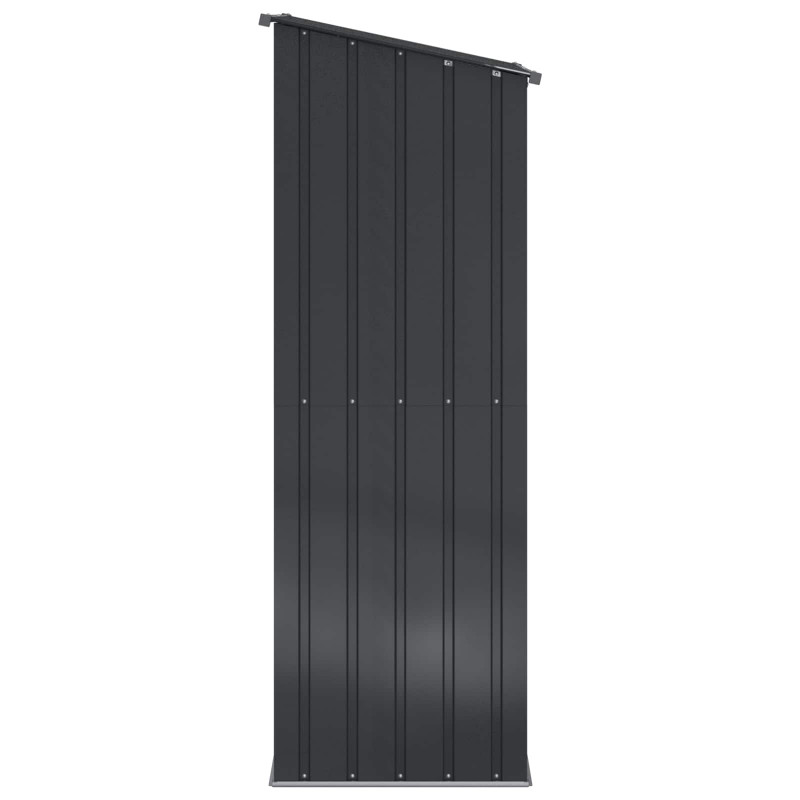 Schowki ogrodowe Antracyt 103 x 74 x 200 cm Metal