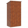 Schowki ogrodowe Brązowy 103 x 74 x 200 cm Metal