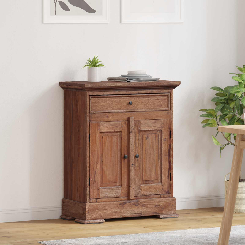 Szafka do przechowywania 63 x 30 x 79 cm Lite drewno mahoniowe