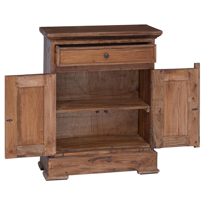 Szafka do przechowywania 63 x 30 x 79 cm Lite drewno mahoniowe