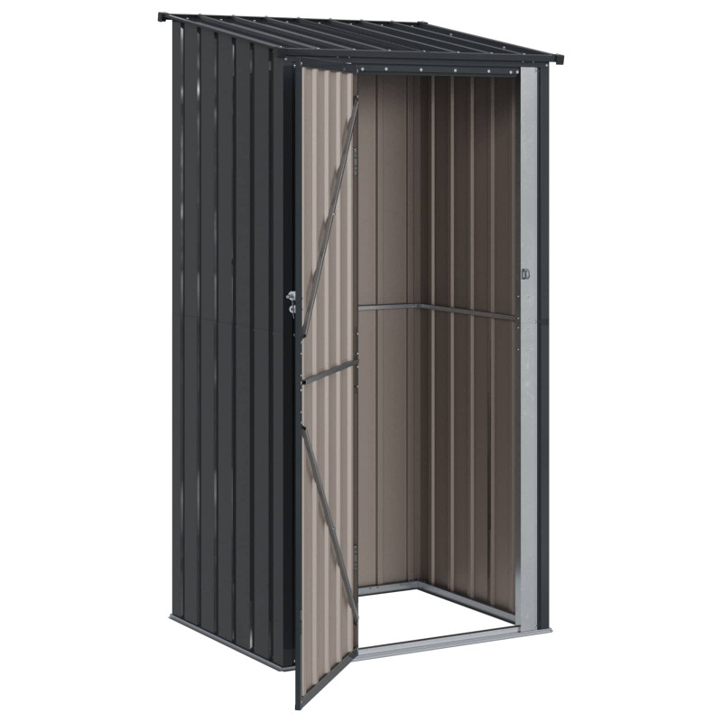 Schowki ogrodowe Antracyt 103 x 86 x 200 cm Metal