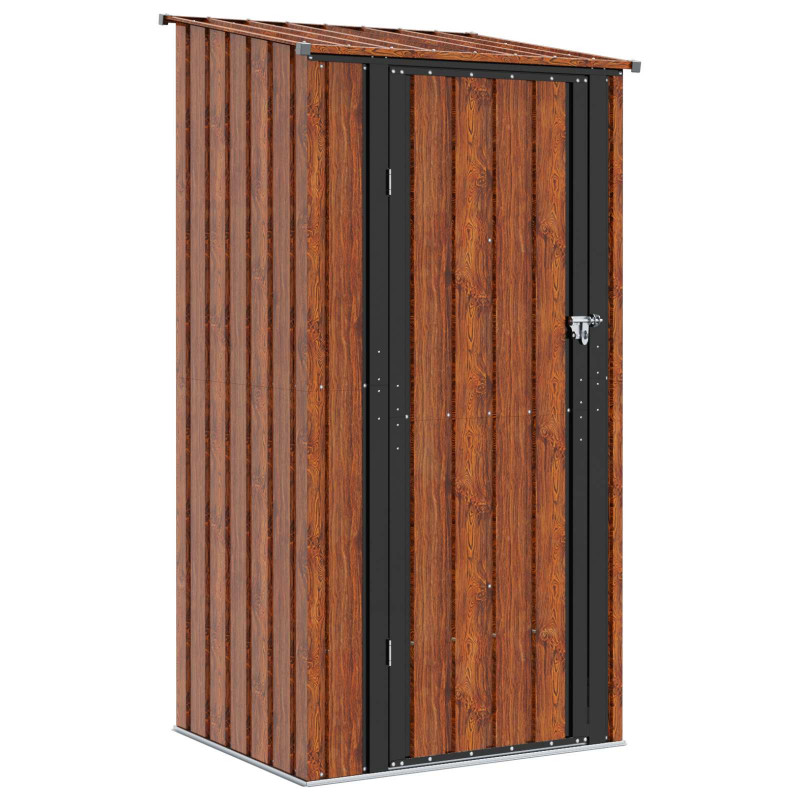 Schowki ogrodowe Brązowy 103 x 86 x 200 cm Metal