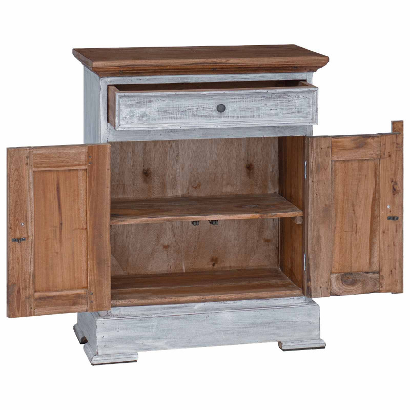Szafka do przechowywania 63 x 30 x 79 cm Lite drewno mahoniowe