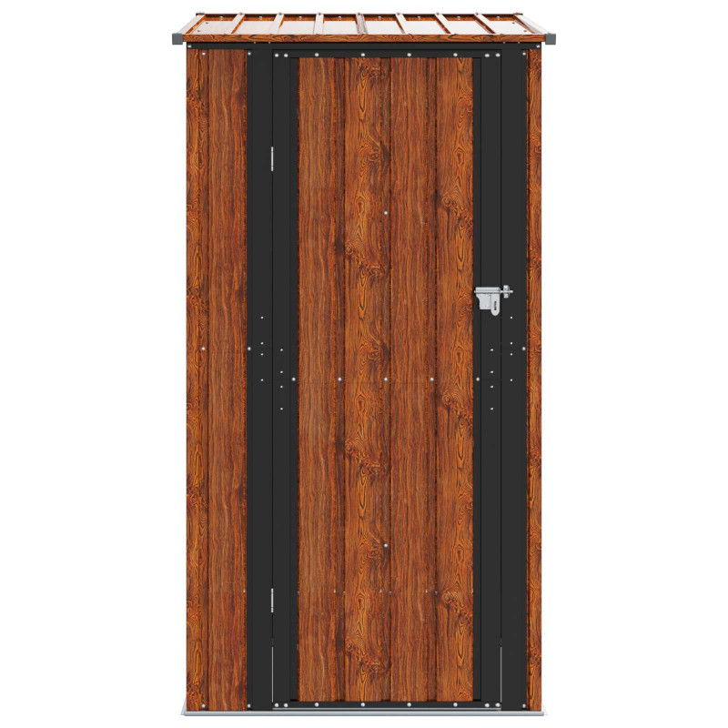 Schowki ogrodowe Brązowy 103 x 86 x 200 cm Metal