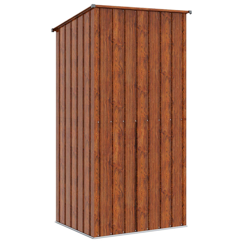 Schowki ogrodowe Brązowy 103 x 86 x 200 cm Metal