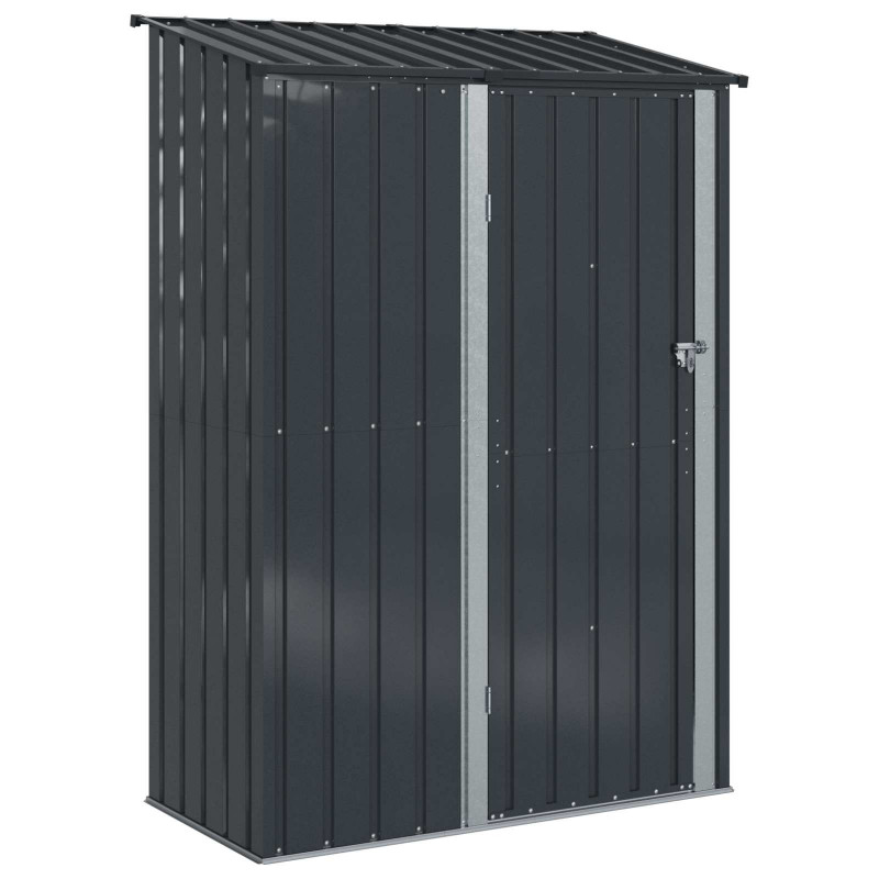 Schowki ogrodowe Antracyt 140,5 x 74 x 200 cm Metal