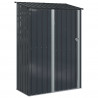 Schowki ogrodowe Antracyt 140,5 x 74 x 200 cm Metal
