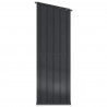 Schowki ogrodowe Antracyt 140,5 x 74 x 200 cm Metal