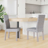Krzesło jadalniane 2 pcs Białe pranie 45 x 54 x 93 cm