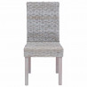 Krzesło jadalniane 2 pcs Białe pranie 45 x 54 x 93 cm