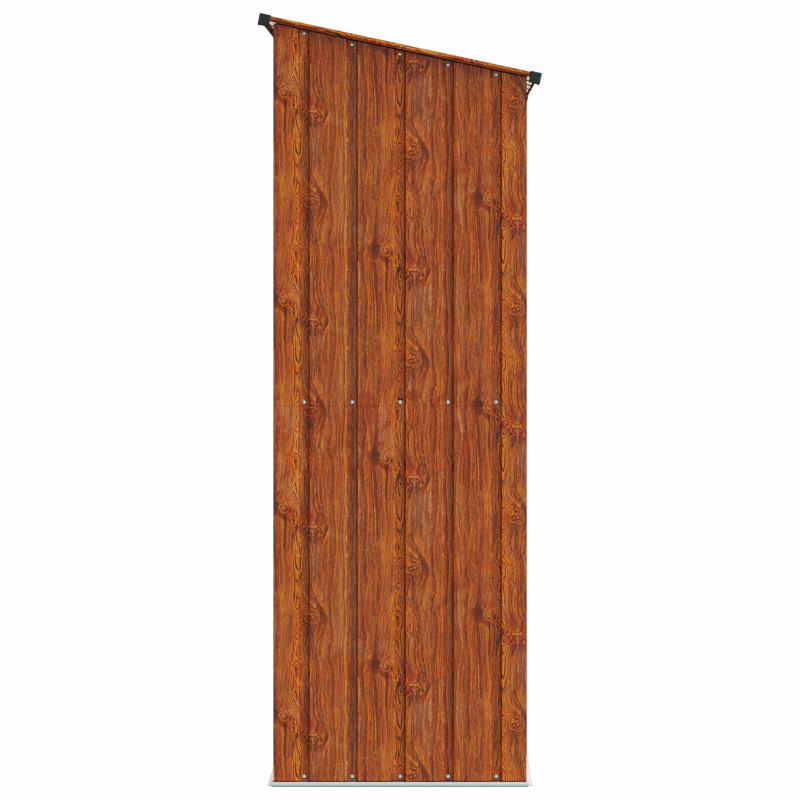 Schowki ogrodowe Brązowy 140,5 x 74 x 200 cm Metal