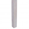Krzesło jadalniane 2 pcs Białe pranie 45 x 54 x 93 cm