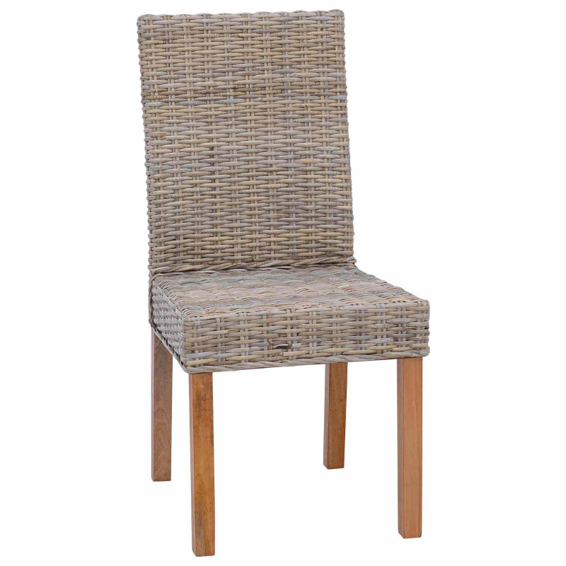 Krzesło jadalniane 2 pcs Kubu Szary 45 x 54 x 93 cm