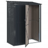 Schowki ogrodowe Antracyt 153,5 x 86 x 200 cm Metal