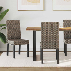 Krzesło jadalniane 2 pcs Czarne pranie 45 x 54 x 93 cm