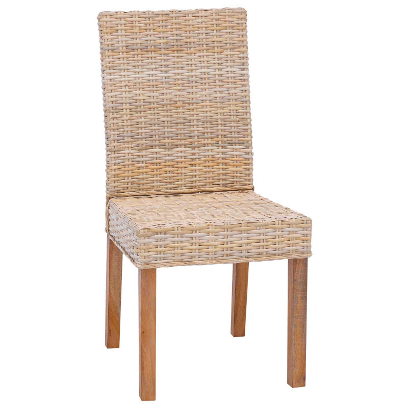 Krzesło jadalniane 2 pcs Naturalny 45 x 54 x 93 cm