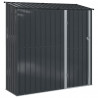 Schowki ogrodowe Antracyt 203,5 x 73 x 200 cm Metal