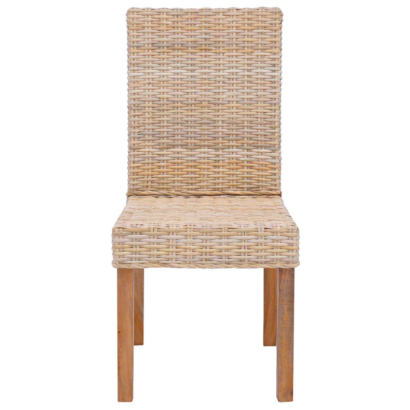 Krzesło jadalniane 2 pcs Naturalny 45 x 54 x 93 cm