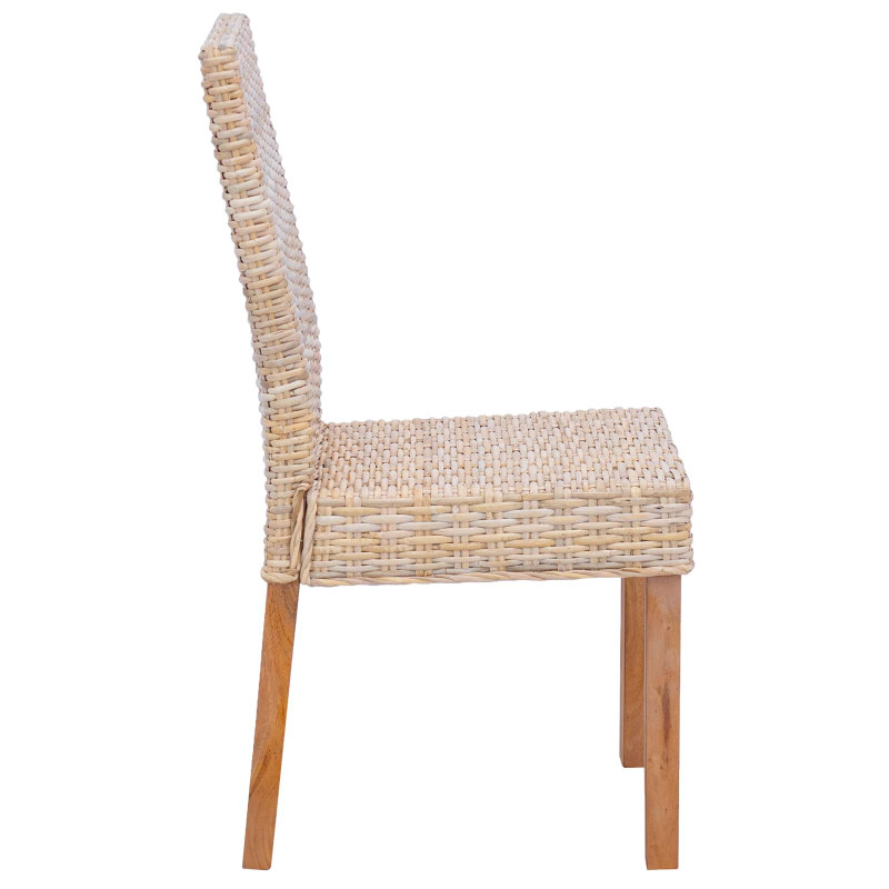 Krzesło jadalniane 2 pcs Naturalny 45 x 54 x 93 cm