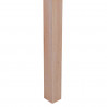 Krzesło jadalniane 2 pcs Białe pranie 46 x 55 x 84 cm