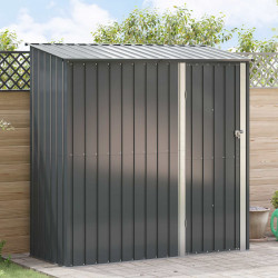 Schowki ogrodowe Antracyt 203 x 85,5 x 200 cm Metal