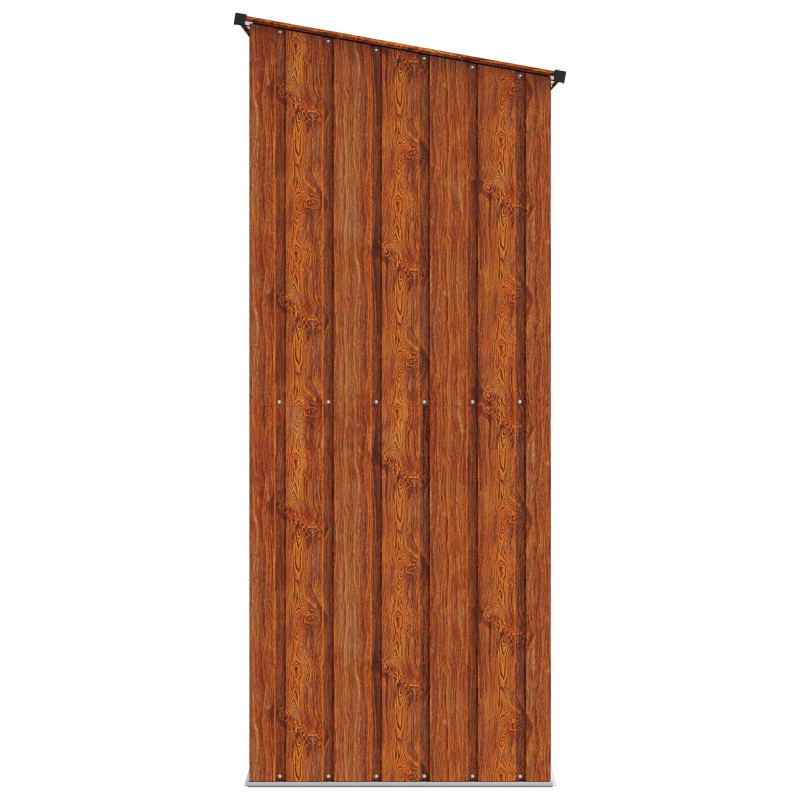 Schowki ogrodowe Brązowy 203 x 85,5 x 200 cm Metal