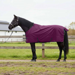 Koc dla Koni Ciemna Zieleń i Czerń 135 cm Poliester